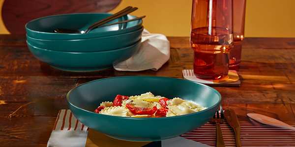 New in Tableware: Dare to be bold, add a splash of colour.